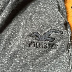 EUC men’s XS heathered grey Hollister sweatpants
